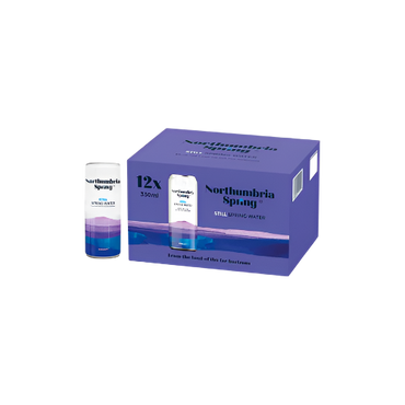 Northumbria Spring Still Spring Water 12 x 330ml – Natural Hydration from Northumbria Springs